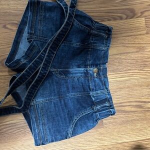 Maurices Dark Blue Jean Shorts